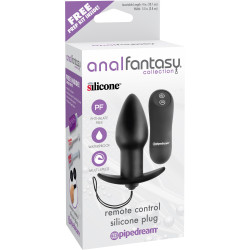 Anal Fantasy Plug vibrant Remote Control Silicone 10 x 3.8cm